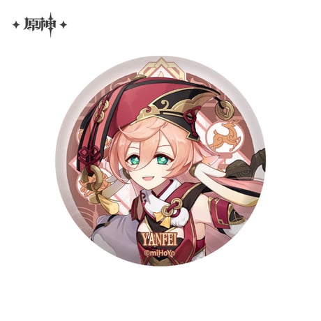 原神　miHoYo　璃月港シリーズ　新工法　キャラクター缶バッジ（予約販売）