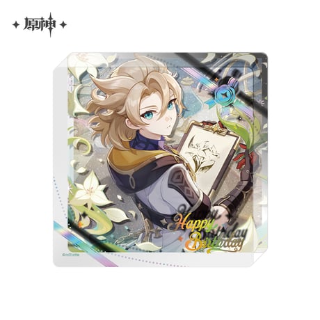 原神　miHoYo　命定之日シリーズ　キャラクター厚手アクリルコースター　2025　Ver.4（予約販売）2026年7月初中国発売