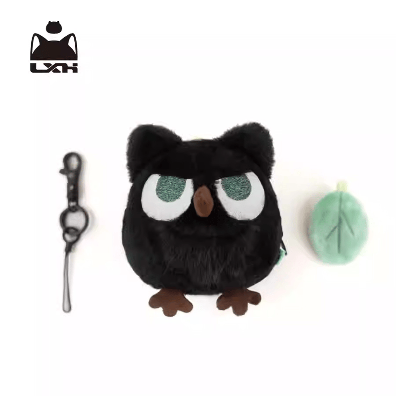 羅小黒戦記2 HMCH リバーシブルぬいぐるみチャーム フクロウマン＆小黒