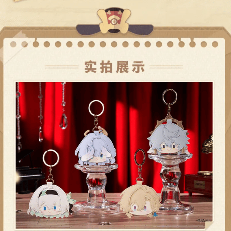 崩壊：スターレイル miHoYo 大頭シリーズ PUキーホルダー Ver.1&2