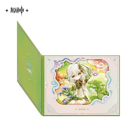 原神　miHoYo　命定之日シリーズ　フリップアップウィンドウ付き色紙　2025　Ver.4（予約販売）2026年7月初中国発売