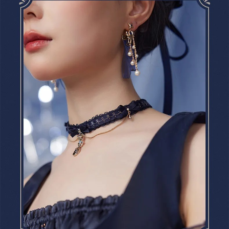 原神　フリーナ　イメージファッション　2WAY　ネックレス　公式正規品 Amazon.co.jp: 原神フリーナ ネックレス 首輪 フォカロルス げん