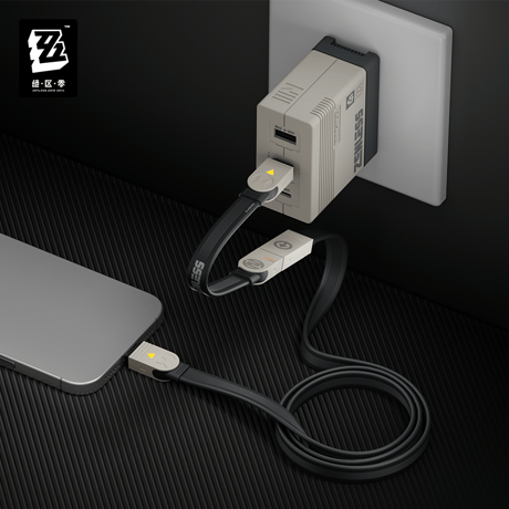 ゼンレスゾーンゼロ　miHoYo　急速電力Proシリーズ　240W拡張組立式急速充電ケーブル＆チャーム（予約販売）2026年5月末中国発売