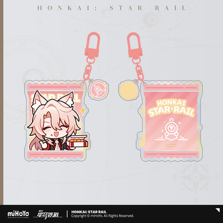 崩壊：スターレイル　miHoYo　美味斉享シリーズ　Q版スタンプ   アクリルチャーム（予約販売）