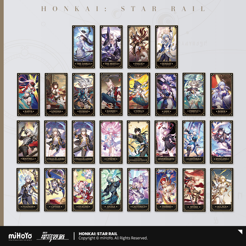 崩壊スターレイル　2周年記念コレクションカード　キュレネ　10点 崩壊：スターレイル miHoYo 二周年記念コレクションカードセット（予約