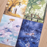 白蛇：浮生 流砂アクリルブロック（赤流砂）【現品 白蛇：浮生シリーズ
