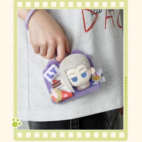 羅小黒戦記2　FUN4YEAHコラボ　定格時刻シリーズ　ぬいぐるみカードケース　※ブラインド商品（予約販売）