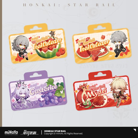 崩壊：スターレイル　miHoYo　フレッシュサンシャインシリーズ　Q版アクリルクリップ（予約販売）
