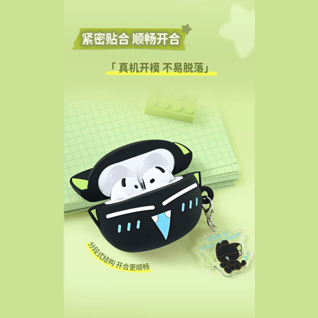 羅小黒戦記　GEEKSHAREコラボ　喵嗚節拍　AirPods4対応　イヤホンケース（予約販売）