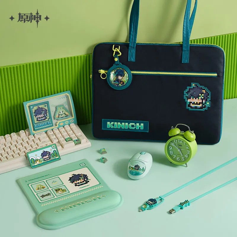原神 miHoYo ナタ多彩画素シリーズ キィニチ刺繡面ファスナー 原神 miHoYo ナタ多彩画素シリーズ キィニチ刺繡面ファスナー