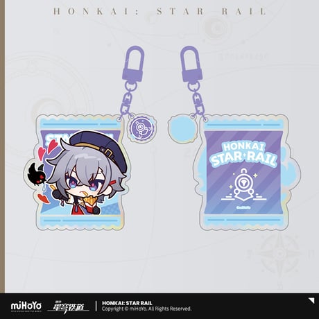 崩壊：スターレイル　miHoYo　美味斉享シリーズ　Q版スタンプ   アクリルチャーム（予約販売）