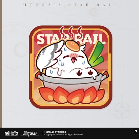 崩壊：スターレイル　miHoYo　美味斉享シリーズ　Q版スタンプ缶バッジ（予約販売）