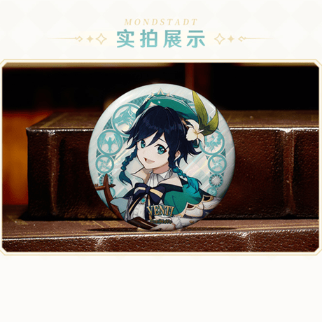 原神　miHoYo　モンド城テーマシリーズ　新工法　キャラクター缶バッジ（予約販売）2026年4月中国発売
