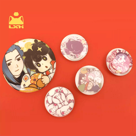 d*7様 羅小黒戦記　ごちきゃら　缶バッジ 羅小黒戦記「TEA PARTY」コラボカフェ 缶バッジ | Nekotani