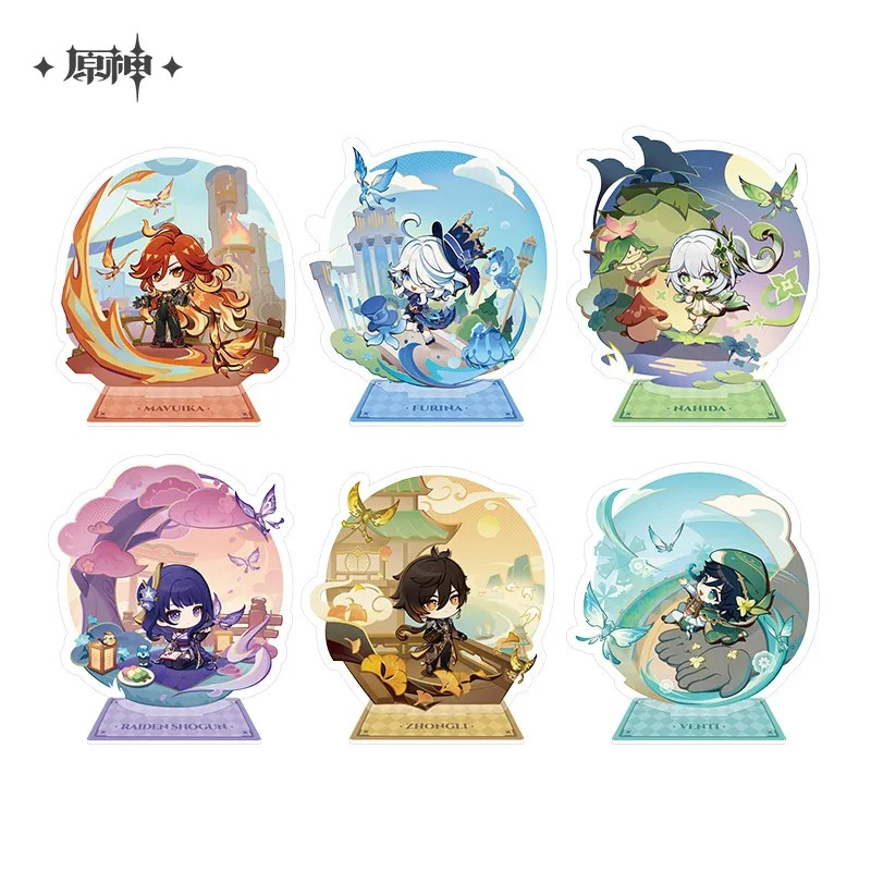 原神 miHoYo テイワット展テーマシリーズ Q版アクリルスタンド（予約