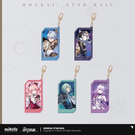 崩壊：スターレイル　miHoYo　群星邀約シリーズ　オイルインアクリルチャーム　Ver.3（予約販売）