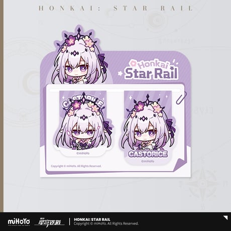 崩壊：スターレイル　miHoYo　パムの展示館シリーズ　マグネットしおりセット　Ver.3（予約販売）