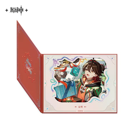 原神　miHoYo　命定之日シリーズ　フリップアップウィンドウ付き色紙　2025　Ver.5（予約販売）2026年8月上旬中国発売