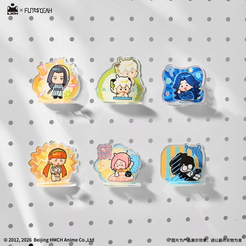 羅小黒戦記 誕生日シリーズマグネット　ムゲン 羅小黒戦記 FUN4YEAHコラボ 「なんじゃこりゃ」小黒シリーズ