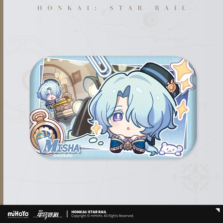 崩壊：スターレイル　miHoYo　パムのフォトアルバムシリーズ　スクエア缶バッジ　Ver.3（予約販売）