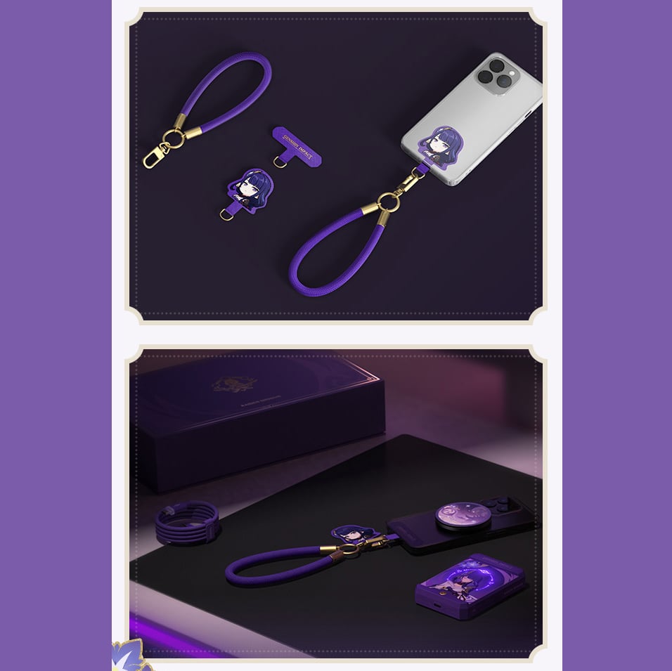 雷電将軍　影寂の天下人　モバイルバッテリーボックス 原神 雷電将軍・影寂の天下人 モバイルバッテリーボックス【特殊航空便