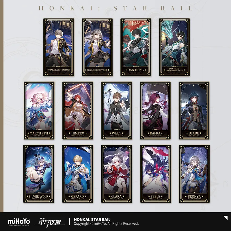 崩壊:スターレイル miHoYo 一周年記念コレクションカードA組 崩壊:スターレイル miHoYo 一周年記念コレクションカードA組