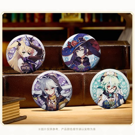 原神　miHoYo　モンド城テーマシリーズ　新工法　キャラクター缶バッジ（予約販売）2026年4月中国発売