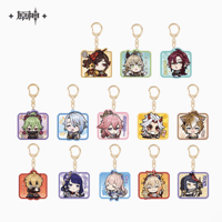 原神　miHoYo　Q版絵文字シリーズ　アクリルチャーム　稻妻城