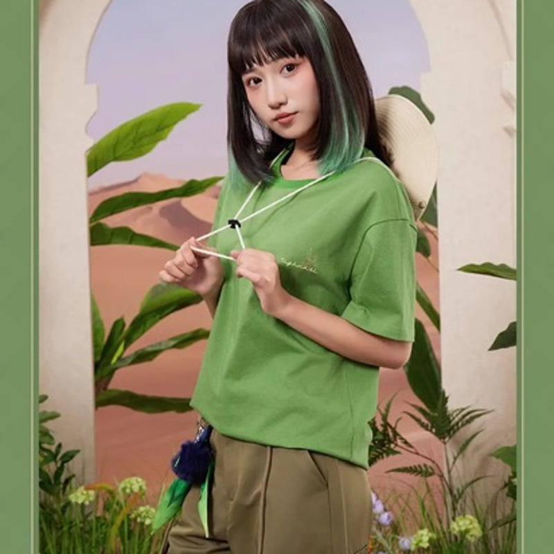 公式正規品　原神　ティナリ　Tシャツ　服　郁林与飛沙　イメージファッション 公式正規品 原神 ティナリ Tシャツ 服 郁林与飛沙 イメージ