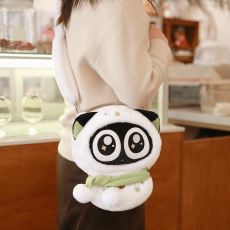 羅小黒戦記　歪瓜出品コラボ　ぽかぽか雪だるまちゃんぬいぐるみバッグ（予約販売）