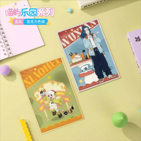 羅小黒戦記　TANMI SPACEコラボ　喵屿楽園シリーズ　アクリル色紙（予約販売）