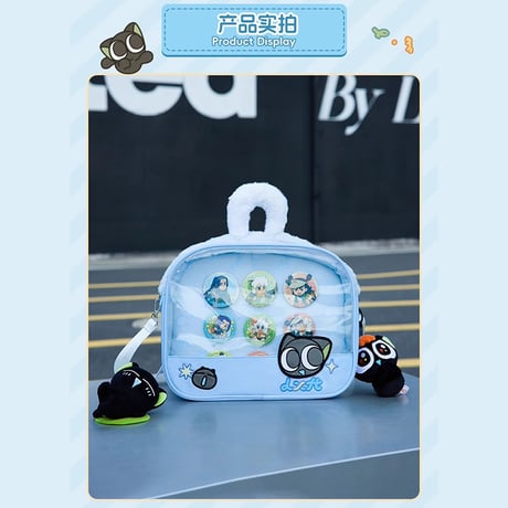 羅小黒戦記　TANMI SPACEコラボ　喵屿楽園シリーズ　元気ふわふわ痛バッグ（予約販売）