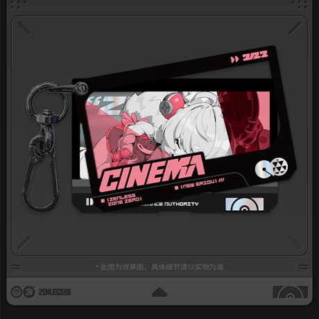 ゼンレスゾーンゼロ　miHoYo　影画シリーズ　ダブルアクリルチャーム　クランプスの黒枝（予約販売）