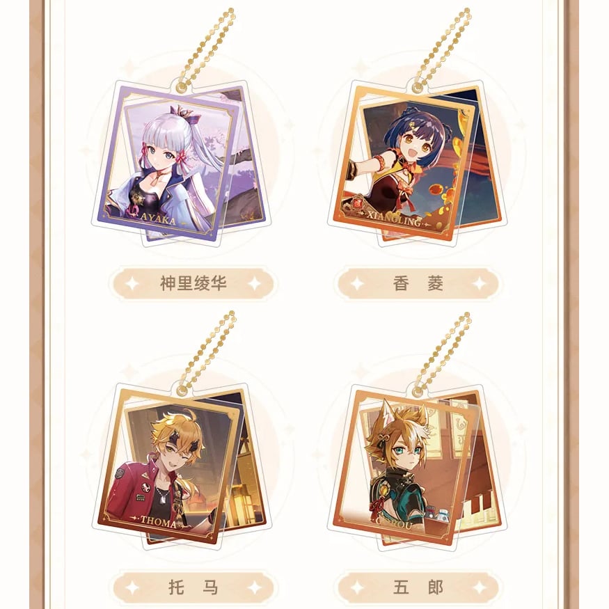 原神 miHoYo 原神キャラダブルアクリルキーホルダー（予約販売