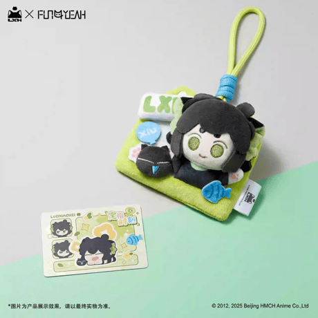羅小黒戦記2　FUN4YEAHコラボ　定格時刻シリーズ　ぬいぐるみカードケース　※ブラインド商品（予約販売）