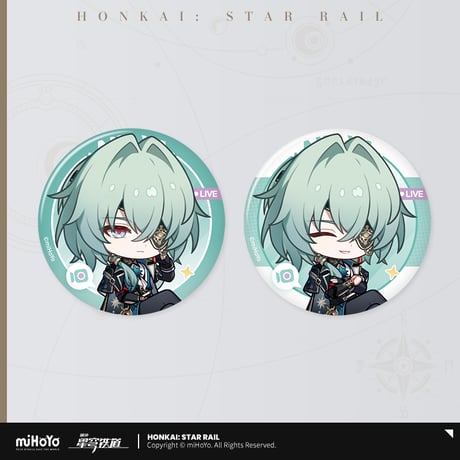 崩壊：スターレイル　miHoYo　フク郎のゲストルームシリーズ　2個入り缶バッジセット　Ver.5（予約販売）