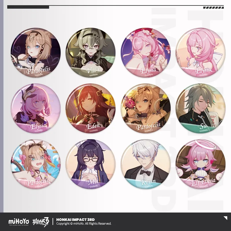 崩壊3rd miHoYo CGシリーズ バッジVol.3 ※ブラインド商品(予約 崩壊3rd miHoYo CGシリーズ バッジVol.3 ※ブラインド商品(予約