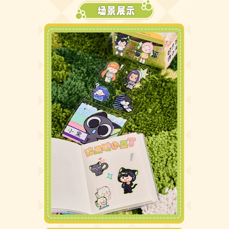 羅小黒戦記　FUN4YEAHコラボ　「なんじゃこりゃ」小黒シリーズ　マスキングロールステッカー（予約販売）