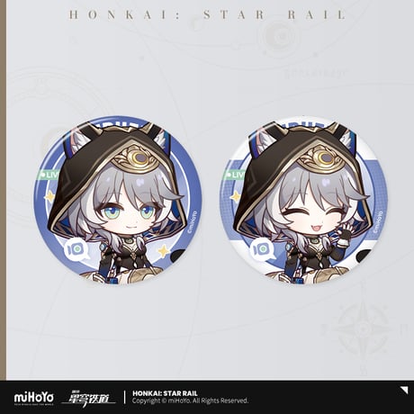 崩壊：スターレイル　miHoYo　フク郎のゲストルームシリーズ　2個入り缶バッジセット　Ver.5（予約販売）