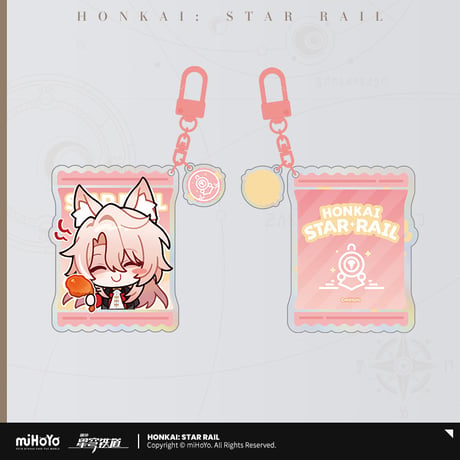 崩壊：スターレイル　miHoYo　美味斉享シリーズ　Q版スタンプ   アクリルチャーム（予約販売）