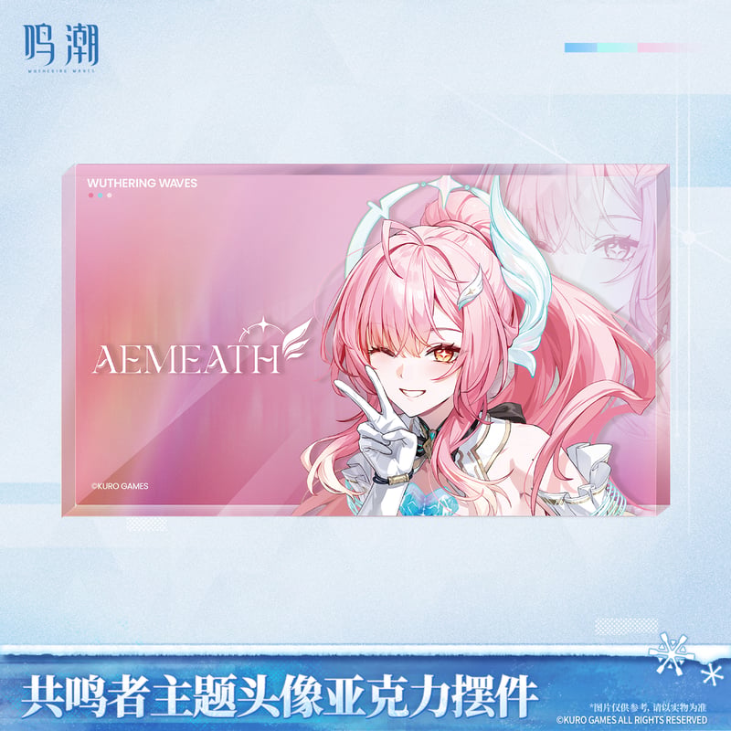 鳴潮 共鳴者テーマ アイコンアクリルブロック（予約販売）2026年6月末