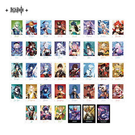 原神　miHoYo　原神テーマシリーズ　キャラクターコレクションカード　ギフトボックス（予約販売）2026年1月末中国発売
