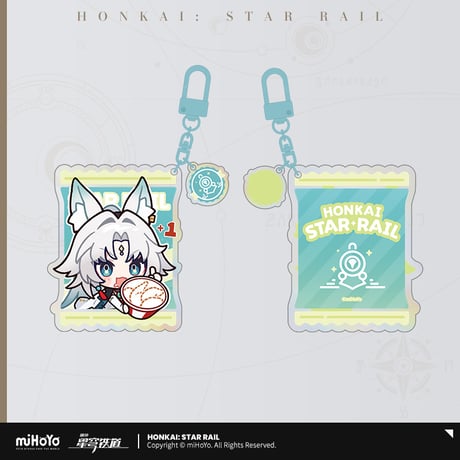 崩壊：スターレイル　miHoYo　美味斉享シリーズ　Q版スタンプ   アクリルチャーム（予約販売）