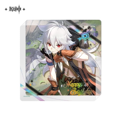 原神　miHoYo　命定之日シリーズ　キャラクター厚手アクリルコースター　2025　Ver.4（予約販売）2026年7月初中国発売