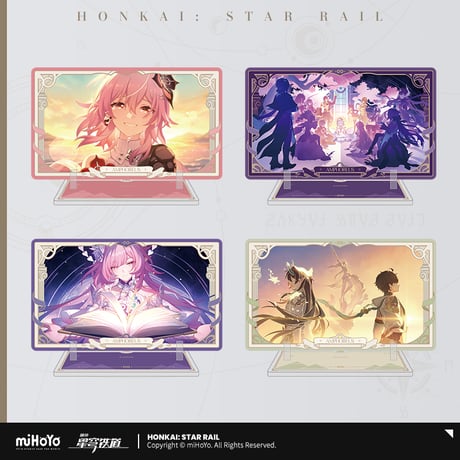 崩壊：スターレイル　miHoYo　君との思い出シリーズ　アクリルスタンド　Ver.2&3（予約販売）