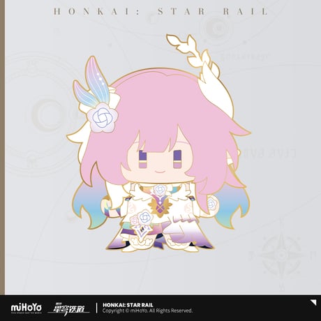 崩壊：スターレイル　miHoYo　Q版ぬいぐるみシリーズ　メタルバッジ　Ver.4（予約販売）
