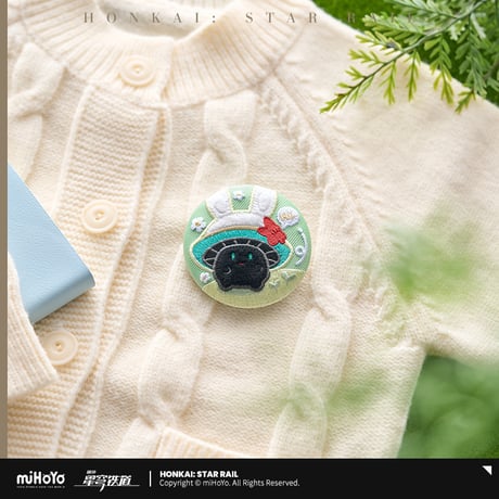 崩壊：スターレイル　miHoYo　兔兔菇與菇菇兔シリーズ　刺繍缶バッジ（予約販売）