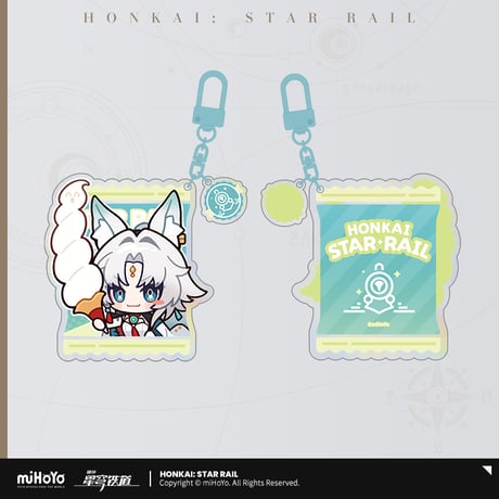 崩壊：スターレイル　miHoYo　美味斉享シリーズ　Q版スタンプ   アクリルチャーム（予約販売）