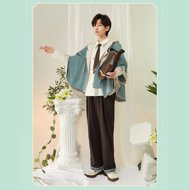 原神 miHoYo ウェンティテーマイメージシリーズ フード付きケープ