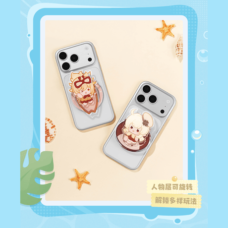 原神　miHoYo　仲夏パーティーシリーズ　マグネット式スマホグリップ（予約販売）2026年7月下旬中国発売